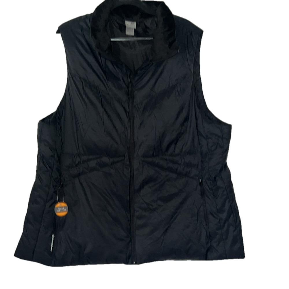 Champion Vest, Size 4X, PTP 25”, Length 28”, Lightweight, Zip Pockets, W…